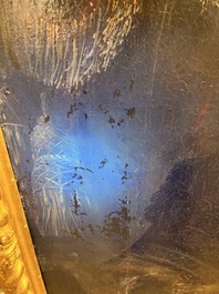 Illegibly signed, possibly School of Lille: Portrait of a nobleman with pocket watch, oil on canvas, 17th C.