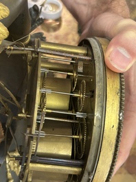 A gilt and patinated bronze Consulate pendule 'A l'Am&eacute;rique', Jean-Simon Deverberie, Paris, 1800-1804