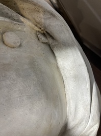 A patinated plaster bust of Napoleon Bonaparte, 19th/20th C.