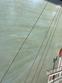 Gaston Bogaert (1918-2008): 'Mer du Nord', olie op board, gedateerd (19)93