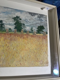 Rodolphe De Saegher (1871-1941): Summer landscape, oil on canvas