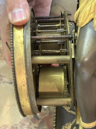 A gilt and patinated bronze Consulate pendule 'A l'Am&eacute;rique', Jean-Simon Deverberie, Paris, 1800-1804