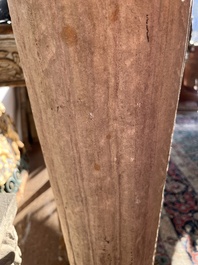 An Indian Mughal style sandstone column, probably Northern India, 18th C.