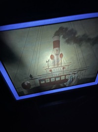 Gaston Bogaert (1918-2008): 'Mer du Nord', olie op board, gedateerd (19)93