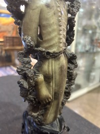 A Chinese soapstone carving, 20th C.