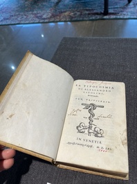 Alessandro Citolini (ca. 1500-1582): 'La tipocosmia', Veneti&euml;, Vincenzo Valgrisi, 1561