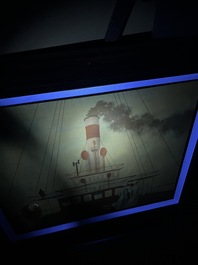 Gaston Bogaert (1918-2008): 'Mer du Nord', olie op board, gedateerd (19)93