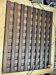 Flemish school, follower of David Teniers (1610-1690): Fun in the inn, oil on panel, 19th C.