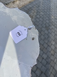 A polychrome Delftware birdcage plaque, Tichelaar, Makkum, Friesland, 19th C.