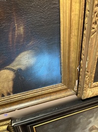 Spaanse school, navolger van Tiziano Vecellio (Titiaan, ca. 1488-1576): Ecce Homo, olie op doek, 17de eeuw