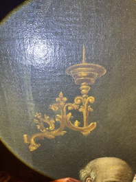 Vlaamse school, navolger van Hendrick Goltzius (1558-1617): De besnijdenis van Christus, olie op doek, 17de eeuw