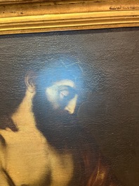 Spaanse school, navolger van Tiziano Vecellio (Titiaan, ca. 1488-1576): Ecce Homo, olie op doek, 17de eeuw