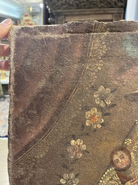 Cusco School, Peru: Madonna with Child, oil on canvas, 18th C.