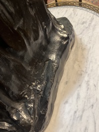 George Minne (1866-1941): Moeder en kind, bruingepatineerd brons