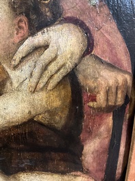 Italian school: The Holy Family with John the Baptist, oil on panel, 16th C.