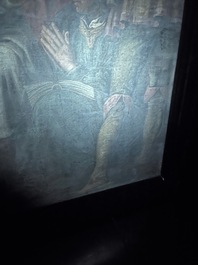 Vlaamse school, navolger van Hendrick Goltzius (1558-1617): De besnijdenis van Christus, olie op doek, 17de eeuw