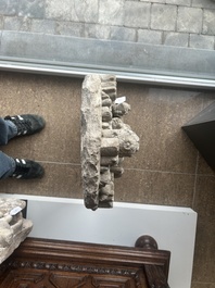 A fine Indian grey sandstone stele depicting Parvati, probably east-India, Pala period, 11th/12th C.