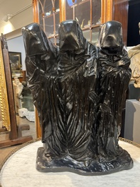 George Minne (1866-1941): Moeder en kind, bruingepatineerd brons