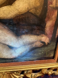 Italian school: The Holy Family with John the Baptist, oil on panel, 16th C.