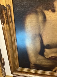 Spaanse school, navolger van Tiziano Vecellio (Titiaan, ca. 1488-1576): Ecce Homo, olie op doek, 17de eeuw