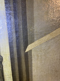 Vlaamse school, navolger van Hendrick Goltzius (1558-1617): De besnijdenis van Christus, olie op doek, 17de eeuw