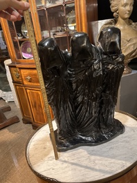 George Minne (1866-1941): Moeder en kind, bruingepatineerd brons