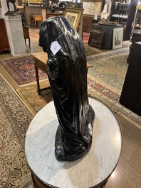 George Minne (1866-1941): Moeder en kind, bruingepatineerd brons