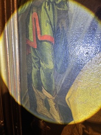 Vlaamse school, navolger van Hendrick Goltzius (1558-1617): De besnijdenis van Christus, olie op doek, 17de eeuw