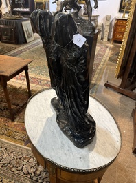 George Minne (1866-1941): Moeder en kind, bruingepatineerd brons