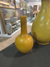 Seven Chinese monochrome wares, 18th/20th C.