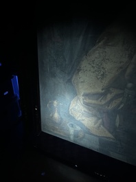 Vlaamse school, navolger van Hendrick Goltzius (1558-1617): De besnijdenis van Christus, olie op doek, 17de eeuw