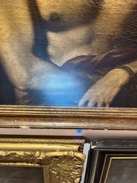 Spaanse school, navolger van Tiziano Vecellio (Titiaan, ca. 1488-1576): Ecce Homo, olie op doek, 17de eeuw