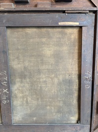 Flemish school, circle of Hieronymus Janssens (1624-1693): The court dance, oil on canvas, 17th C.