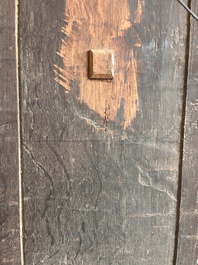 Prague school: The adoration of the magi, oil on panel, 17th C.