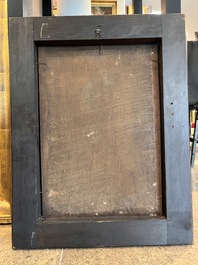 Flemish school: The Archdukes Albert and Isabella, oil on panel, 17th C.