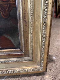 Franse school, navolger van Fran&ccedil;ois de Troy (1645-1730): Portret van Anne Louise B&eacute;n&eacute;dicte de Bourbon als Cleopatra, olie op doek, 18de eeuw