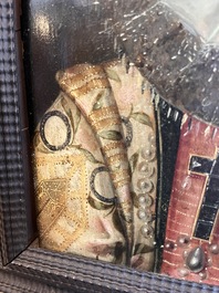 Flemish school: The Archdukes Albert and Isabella, oil on panel, 17th C.