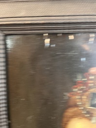 Flemish school: The Archdukes Albert and Isabella, oil on panel, 17th C.