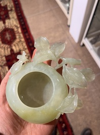 Drie Chinese hardstenen snijwerken, 19de/20ste eeuw