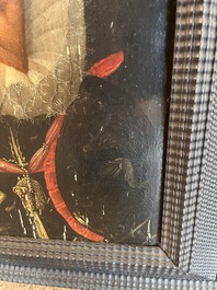 Flemish school: The Archdukes Albert and Isabella, oil on panel, 17th C.