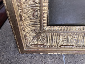 Joseph Geirnaert (1790-1859): 'Chez le notaire', oil on canvas, dated 1837