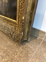 Flemish school, circle of Hieronymus Janssens (1624-1693): The court dance, oil on canvas, 17th C.