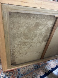 Evarist De Buck (1892-1974): Hard work at dusk, oil on canvas, dated 1916