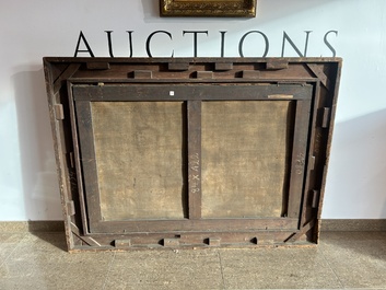 Flemish school, circle of Hieronymus Janssens (1624-1693): The court dance, oil on canvas, 17th C.