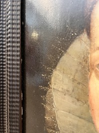 Flemish school: The Archdukes Albert and Isabella, oil on panel, 17th C.