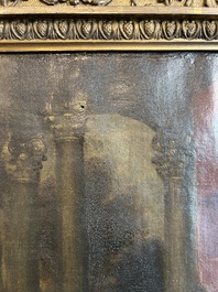 Flemish school, circle of Hieronymus Janssens (1624-1693): The court dance, oil on canvas, 17th C.