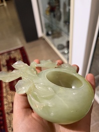 Drie Chinese hardstenen snijwerken, 19de/20ste eeuw