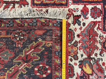 A Persian Heriz rug with 'Ahar' design, wool on cotton, 20th C.