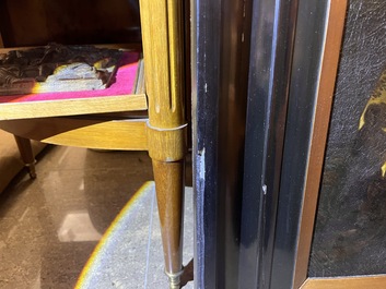 Flemish school, follower of David Teniers (1610-1690): The rich man being led to hell, oil on canvas, ca. 1700