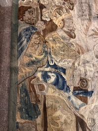 A fragment of a Flemish wall tapestry, Brussels or Oudenaarde, 17th C.